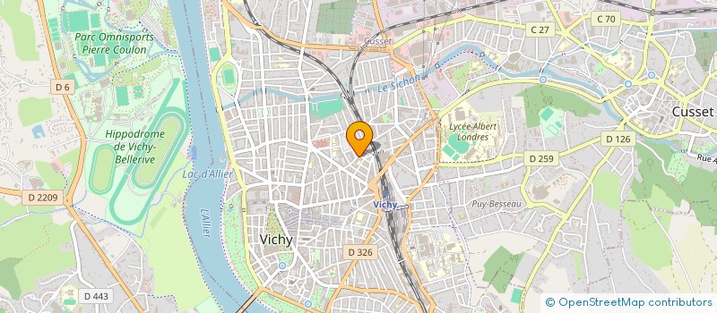 localisation de l'entreprise ASSO FAMILLES VICHY & ENVIRONS à VICHY