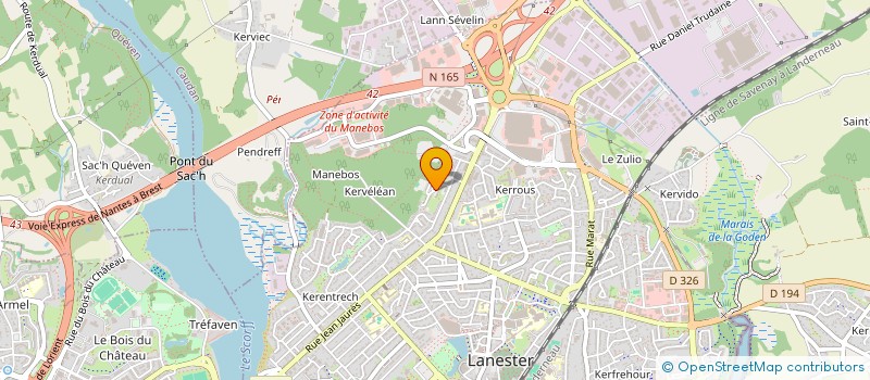 localisation de l'entreprise ASSO FAMILY  LANESTER