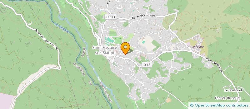 localisation de l'entreprise ASSO FEDEREE POUR LE DON DE SANG BENEVOLE DE SAINT CEZAIRE à SAINT-CEZAIRE-SUR-SIAGNE