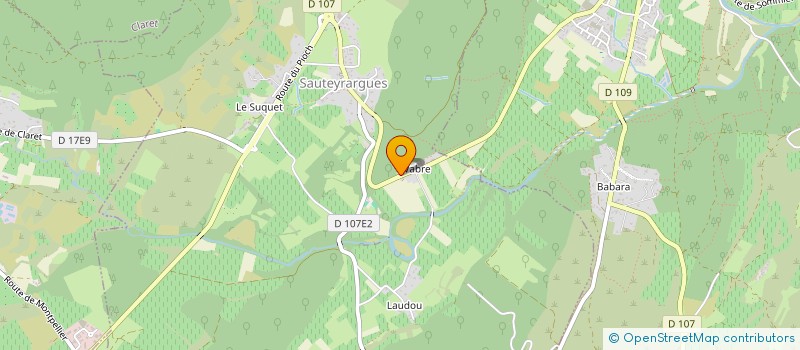 localisation de l'entreprise ASSO FENETRE OUVERTE à CLARET