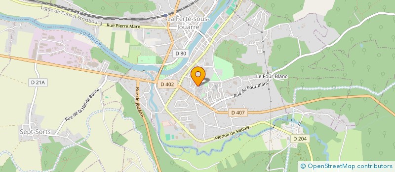 localisation de l'entreprise ASSO FERTOISE DES RESSORTISSANTS DES ANGOLAIS ET CONGOLAIS à LA FERTE-SOUS-JOUARRE