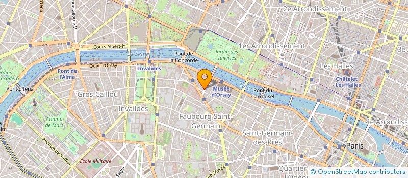 localisation de l'entreprise ASSO FINANCEMENT ELECTORALE LISTE PS ELECTION EUROPEENNES 2014-CIRCONSCRIPTION SUD-OUEST  PARIS