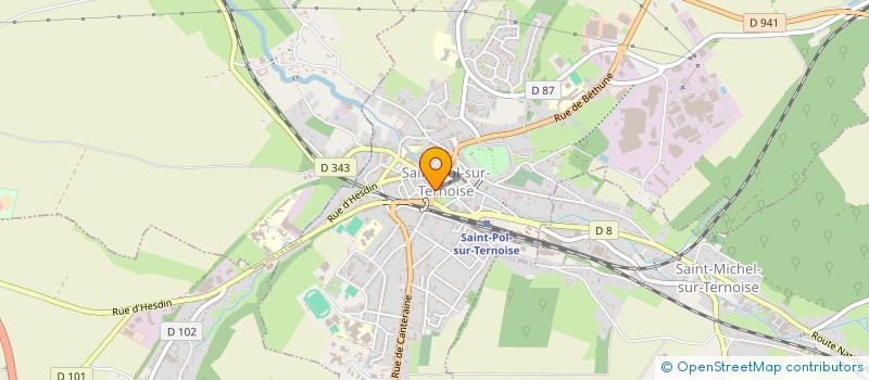 localisation de l'entreprise ASSO FINANCEMENT LISTE PH VASSEUR à SAINT-POL-SUR-TERNOISE