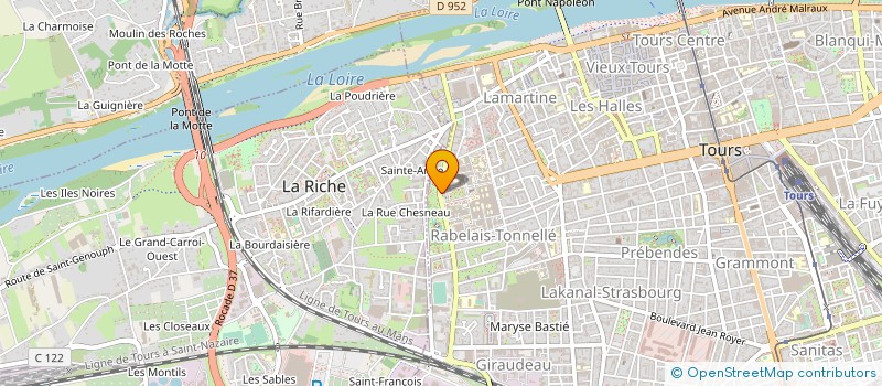 localisation de l'entreprise ASSO FOLKLORE EN PHARMACIE  TOURS