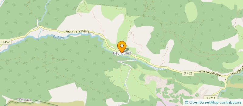 localisation de l'entreprise ASSO FONCIERE REMEMBREMENT DE LA PALUD  LA PALUD-SUR-VERDON