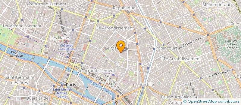 localisation de l'entreprise ASSO FONDS DE DOTATION DU MUSEE PICASSO  PARIS