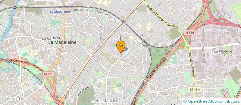 localisation de l'entreprise ASSO FORMA ENSEIGNANT YOGA à LILLE