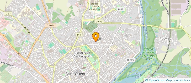 localisation de l'entreprise ASSO FORMAT DEVELOPPT PERSO PSYCHOTHERAP à SAINT-QUENTIN