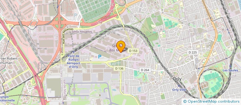 localisation de l'entreprise ASSO FORMAT DISTRIBUTION FODIS  ORLY