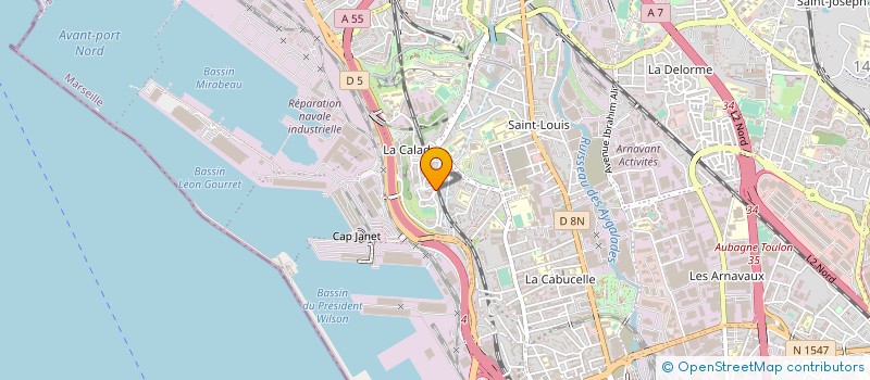 localisation de l'entreprise ASSO FORMATION DEPT BDR AUX ACTIVITES NATATION SAUVETAGE SECOURISME 13 à MARSEILLE