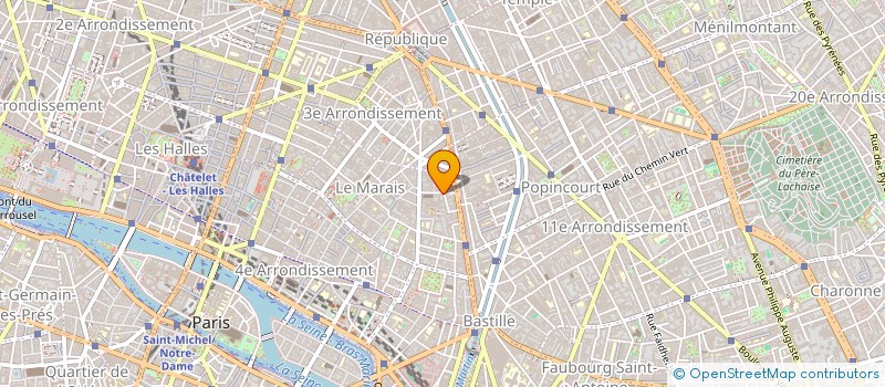localisation de l'entreprise ASSO-FORME à PARIS