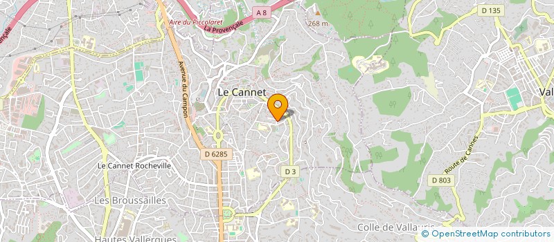 localisation de l'entreprise ASSO FOYER POUR TOUS à LE CANNET