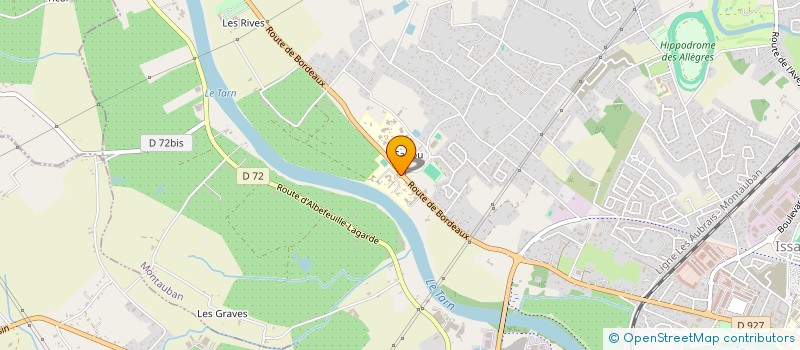 localisation de l'entreprise ASSO FPCA CAMPUS TERRE ET VIE  MONTAUBAN