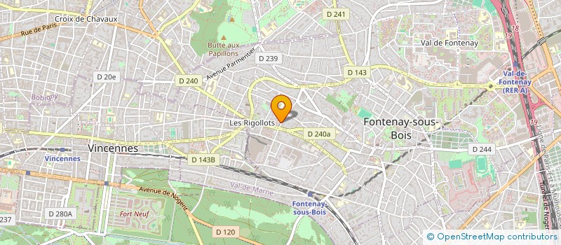 localisation de l'entreprise ASSO FRANC PR PROMOT SPORTS LO à FONTENAY-SOUS-BOIS