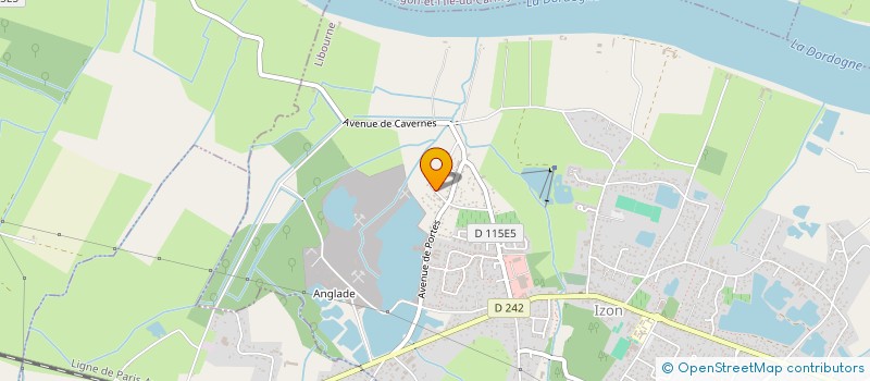 localisation de l'entreprise ASSO FRANCAISE DES PREMIERS SECOURS DE LA GIRONDE RIVE DROITE  IZON