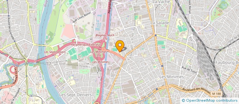 localisation de l'entreprise ASSO GAN RACHI à TOULOUSE