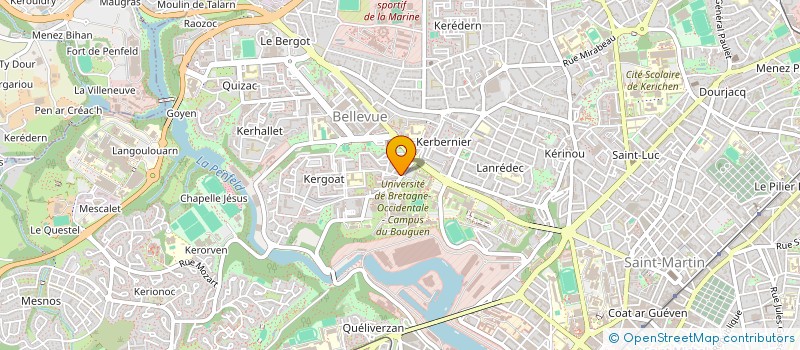 localisation de l'entreprise ASSO GB à BREST