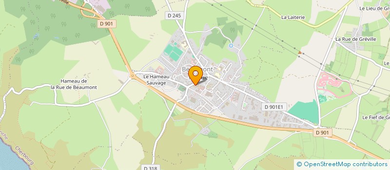 localisation de l'entreprise ASSO GEST CAMPING MUNICI HABLE à LA HAGUE