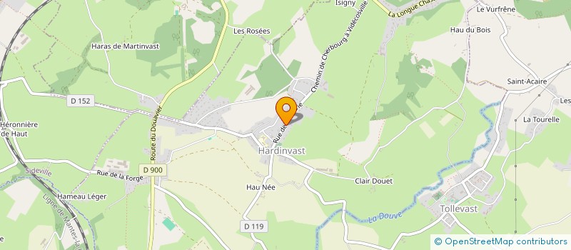 localisation de l'entreprise ASSO GEST CANTINE SCOLAIRE à MARTINVAST