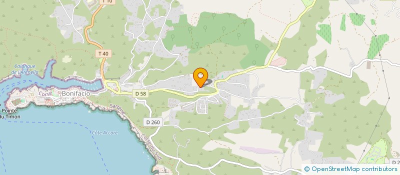 localisation de l'entreprise ASSO GEST RESE NATU ILE CERBIC à BONIFACIO