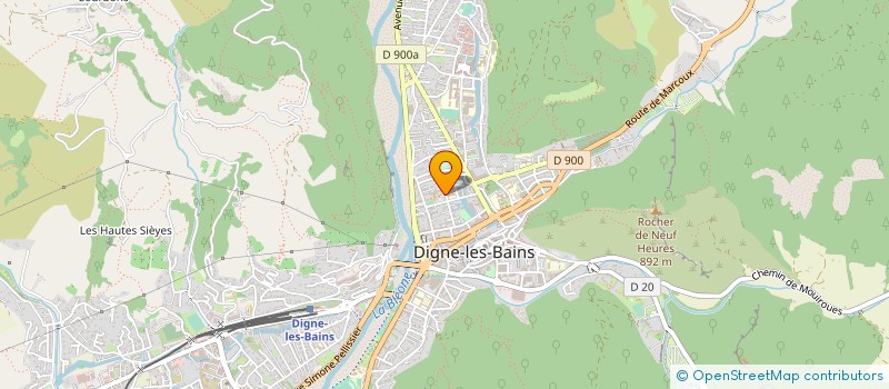 localisation de l'entreprise ASSO GEST REST INTERADMINISTRA à DIGNE-LES-BAINS