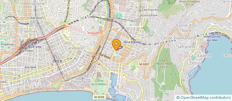 localisation de l'entreprise ASSO GESTION DES REGIMES DE PROTECTION à NICE