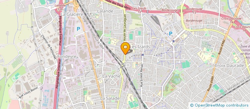 localisation de l'entreprise ASSO GESTION SERVICES QUARTIERS NORD à TOULOUSE