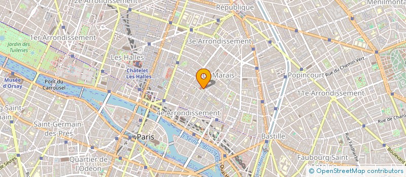 localisation de l'entreprise ASSO GRDE ORGUE NOTRE DAME BLANC MANTEAU  PARIS