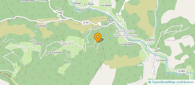 localisation de l'entreprise ASSO GROUPE ACTIV PROSTEST POM  LE POMPIDOU