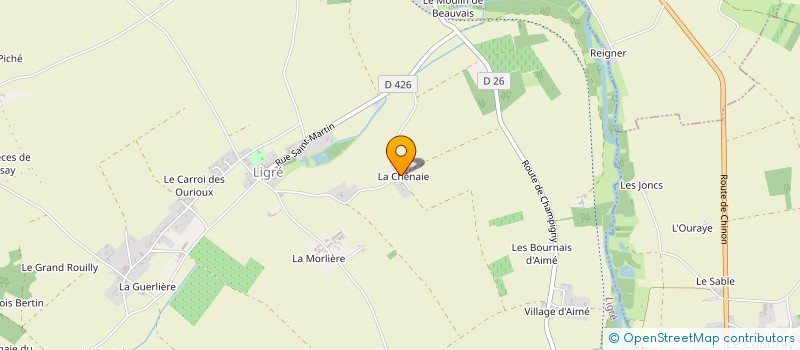 localisation de l'entreprise ASSO GYMNASTIQUE VOLONTAIRE à LIGRE