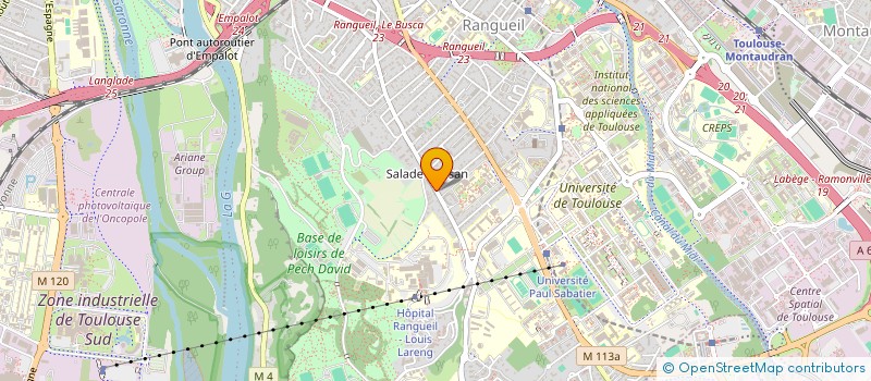 localisation de l'entreprise ASSO&HD  TOULOUSE