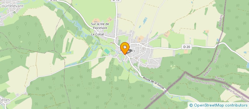 localisation de l'entreprise ASSO I F R SERVICES à RECHESY