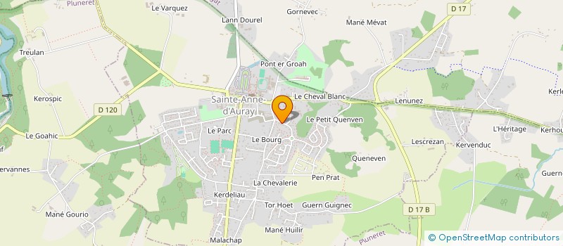 localisation de l'entreprise ASSO IN VIVO à SAINTE-ANNE-D'AURAY