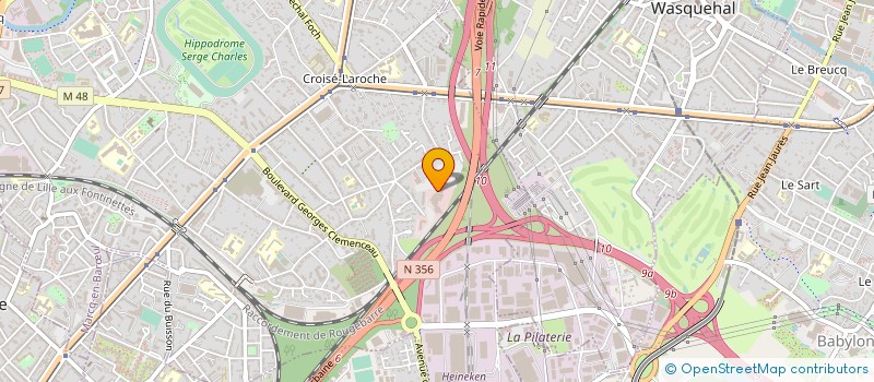 localisation de l'entreprise ASSO INDU LIN ET CHANVRE à MARCQ-EN-BARŒUL