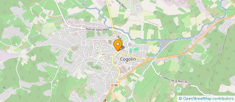 localisation de l'entreprise ASSO INFOR NOUV TECHNOLOGIES à COGOLIN