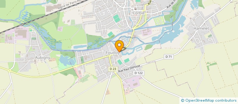localisation de l'entreprise ASSO INT DES MESUREURS DE COURSES à CORBIE