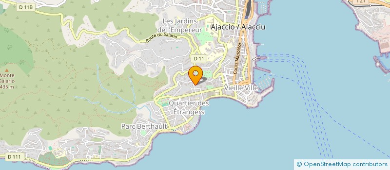 localisation de l'entreprise ASSO INTER DOMICILE SERVICES à AJACCIO