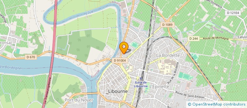 localisation de l'entreprise ASSO INTERCOM PROG LOC HABITAT LIBOURNAI  LIBOURNE