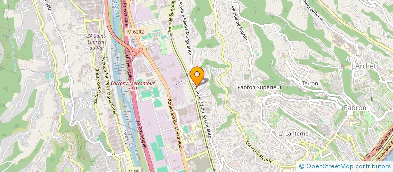 localisation de l'entreprise ASSO INTERNATIONALE DE TAI CHI CHUAN YANG ORIGINEL DE NICE à NICE