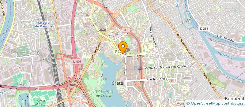 localisation de l'entreprise ASSO INTERVILLAGEOISE RESSORT N'CIBA à CRETEIL