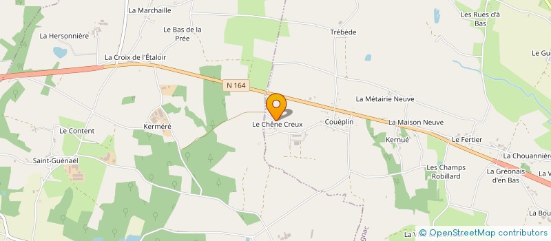 localisation de l'entreprise ASSO JAMET LE COLLINET à MERDRIGNAC