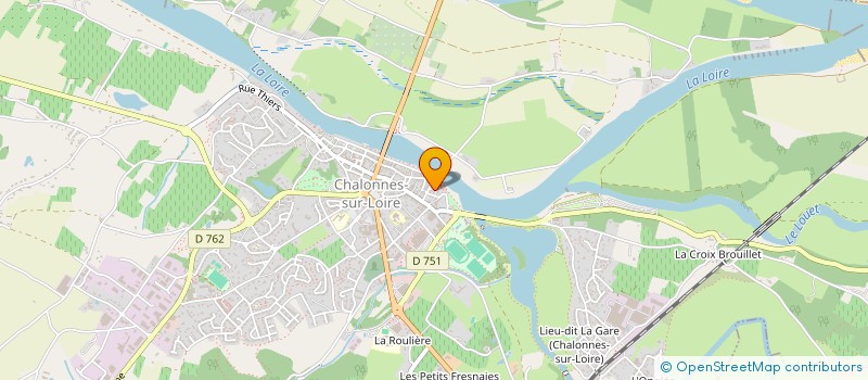 localisation de l'entreprise ASSO JEANNE D ARC GYMNASTIQUE  CHALONNES-SUR-LOIRE