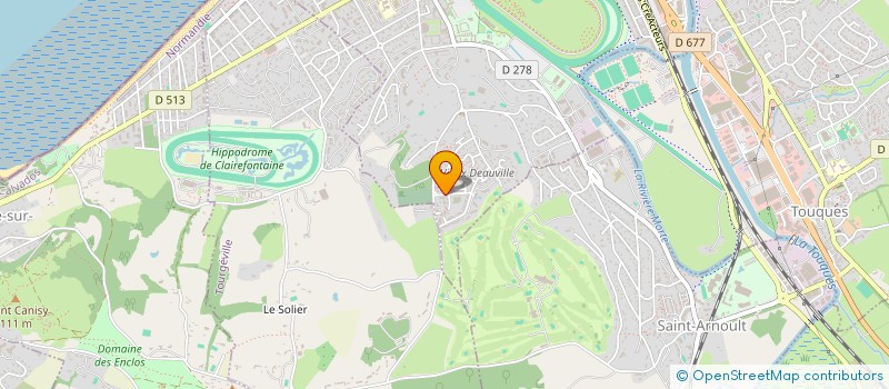 localisation de l'entreprise ASSO JEUNE GUISE  DEAUVILLE