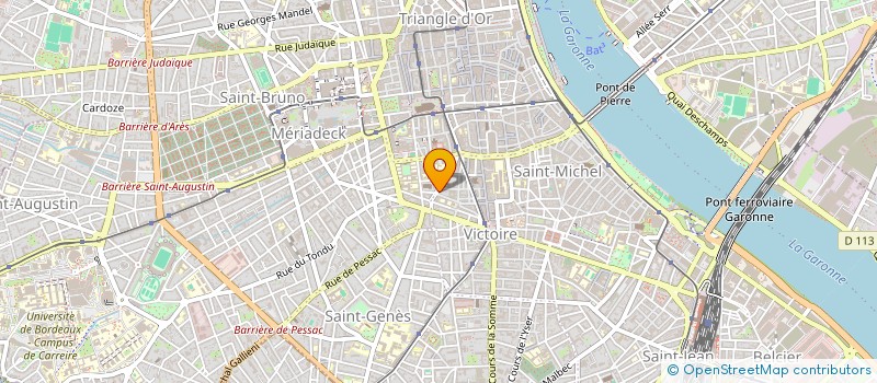 localisation de l'entreprise ASSO JEUNESSE JUSTICE TRAVAUX à BORDEAUX