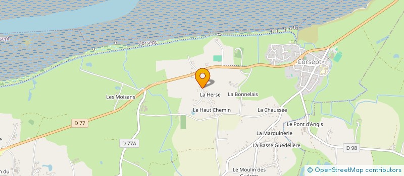 localisation de l'entreprise ASSO JUKEBOX 44560  CORSEPT