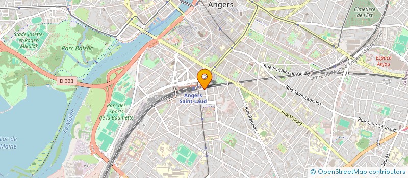localisation de l'entreprise ASSO L'OPERA POCHE à ANGERS