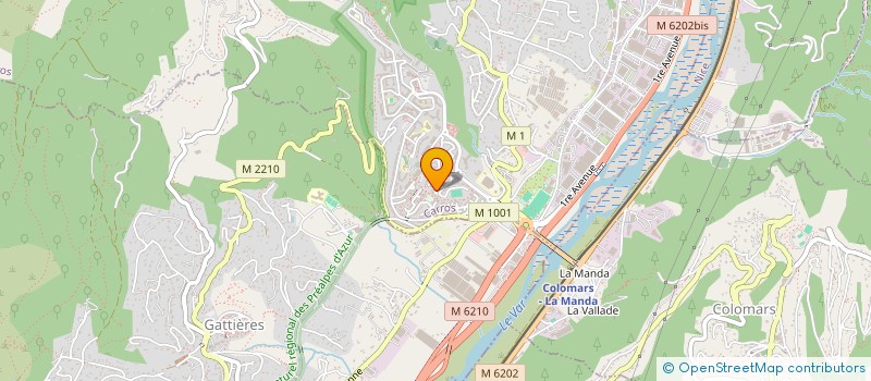localisation de l'entreprise ASSO LA COMPAGNIE DE L'ESSENTIEL à CARROS