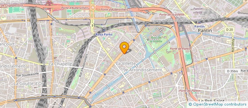 localisation de l'entreprise ASSO LA COMPAGNIE DES REPLIQUANTES  PARIS