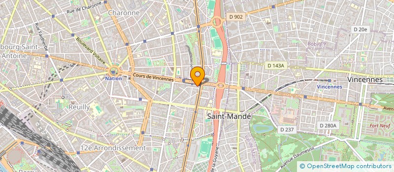 localisation de l'entreprise ASSO LA MALVOISINE à PARIS