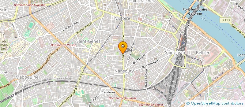 localisation de l'entreprise ASSO LA REGIONALE à BORDEAUX